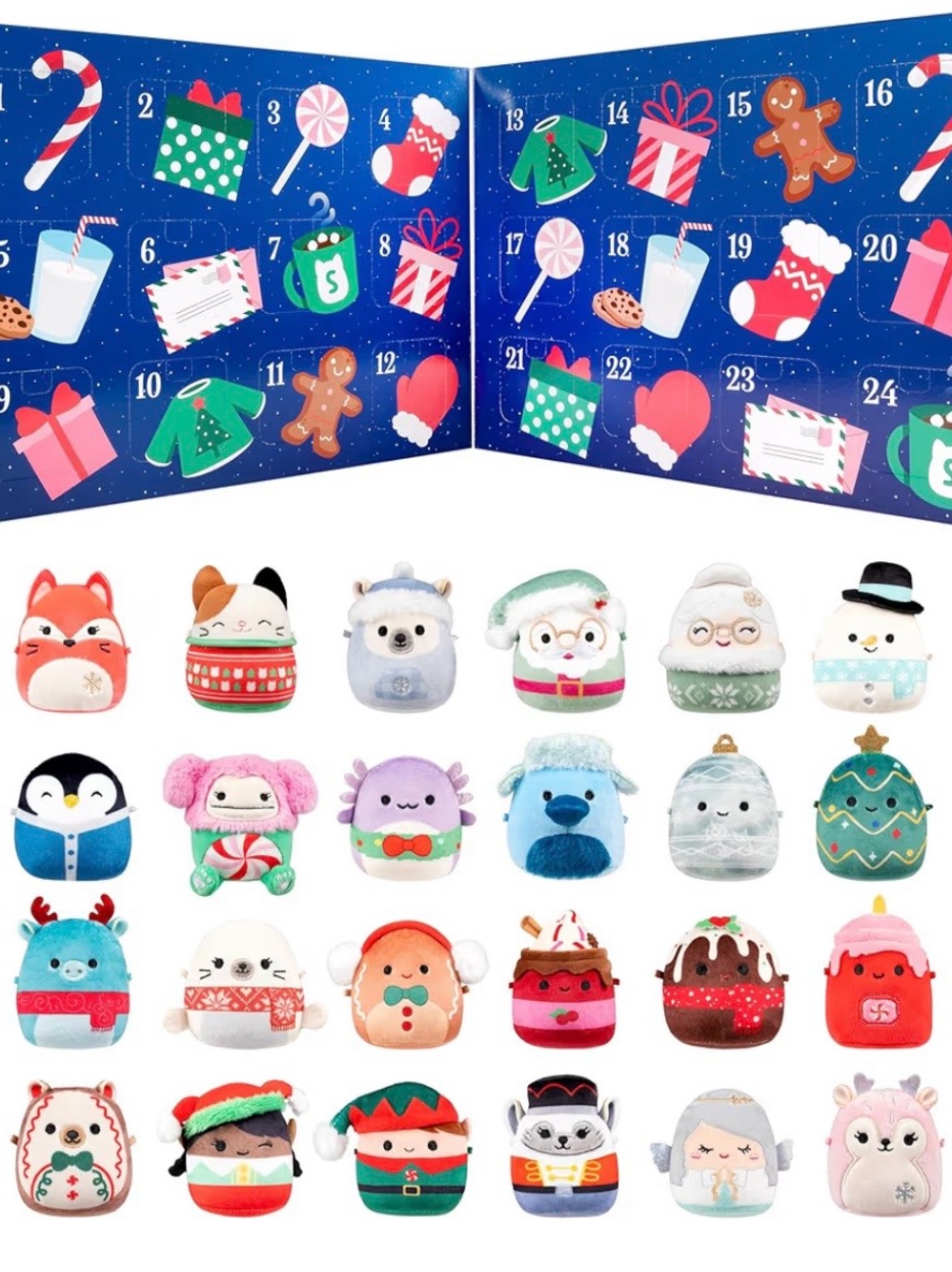 ✨BNIB✨ Squishmallows Box of 24 Minimallows🎄